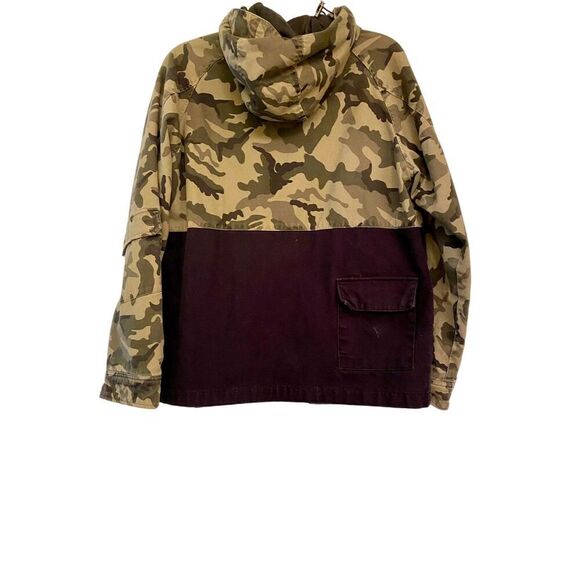 ZARA MAN Men's Camouflage Hooded Military Jacket Multicolor Zip Size S - Picture 2 of 16